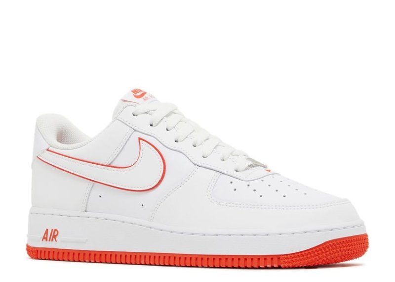 Air Force 1 Low ’07 White Picante Red - French Destock