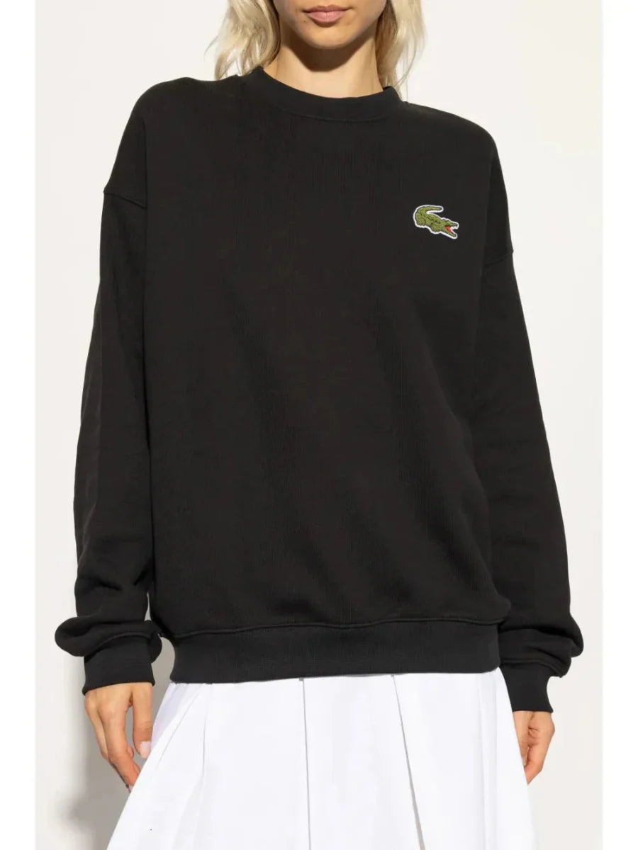 badge fleece sweatshirt - French Destock