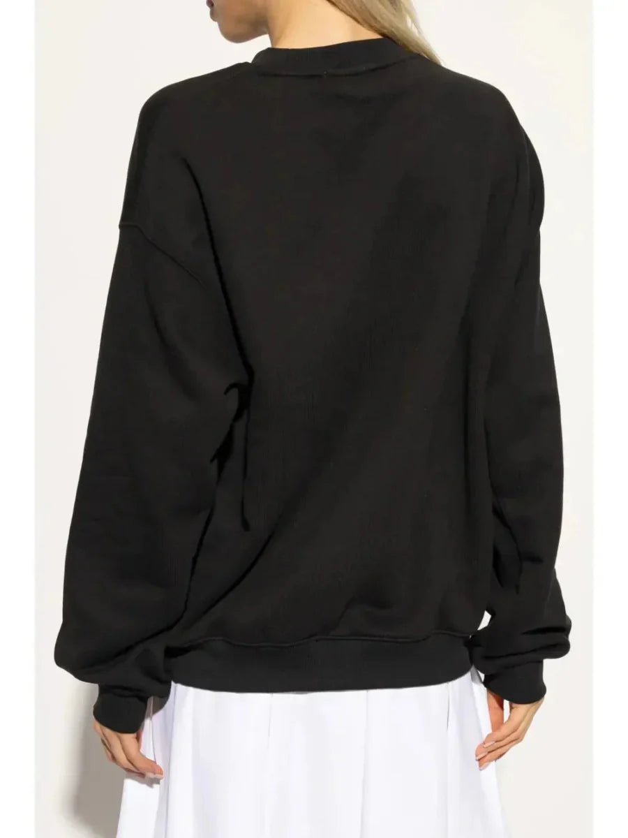 badge fleece sweatshirt - French Destock