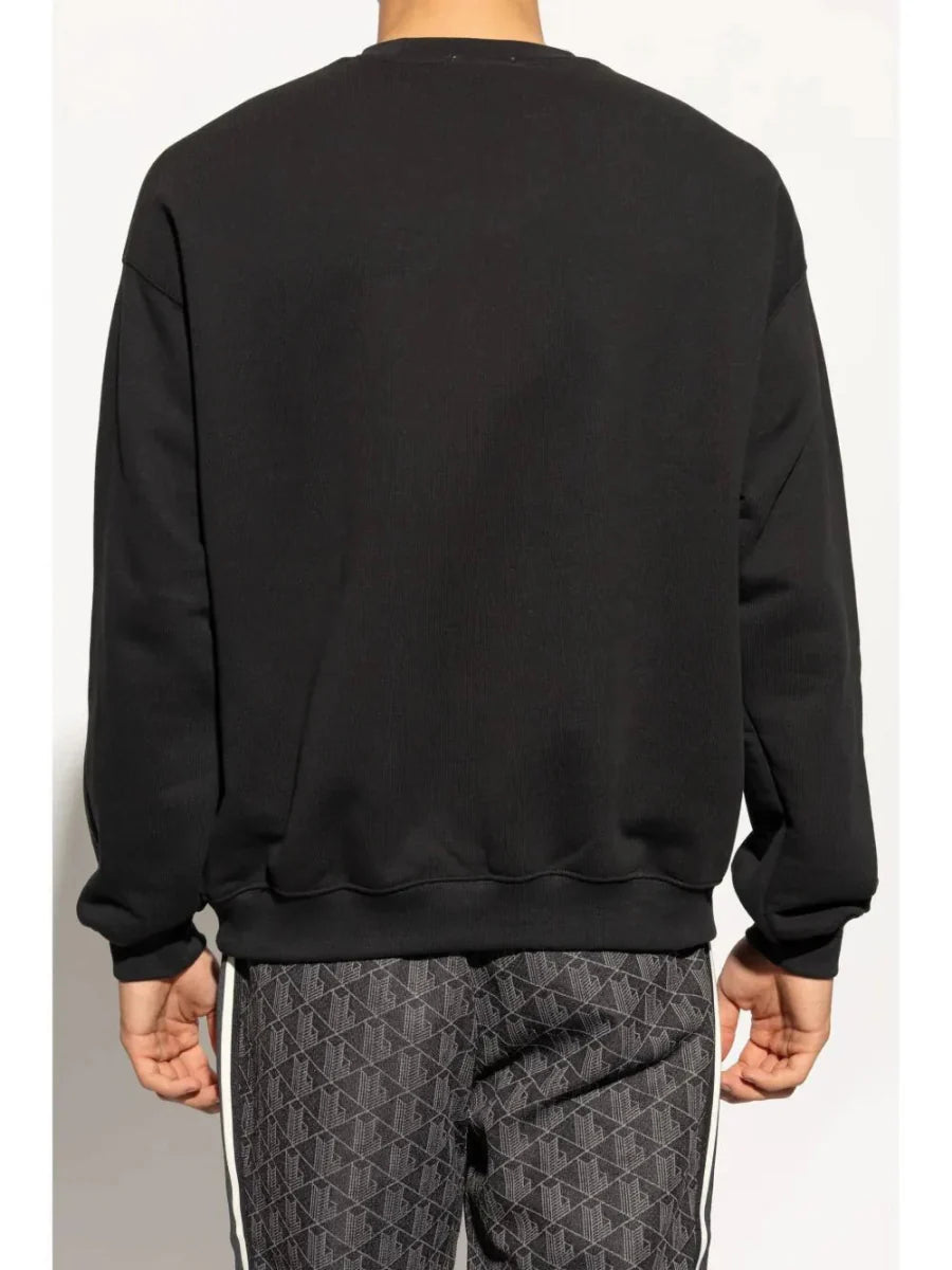 badge fleece sweatshirt - French Destock