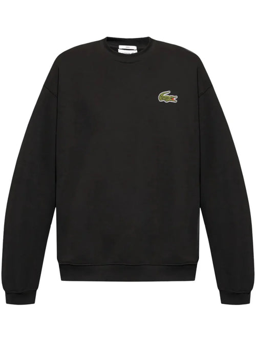badge fleece sweatshirt - French Destock