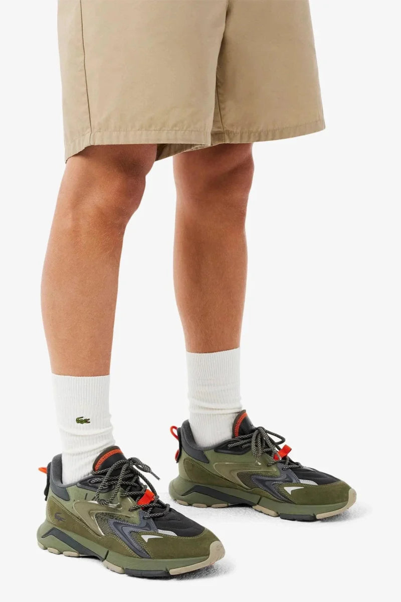 Baskets Lacoste kaki - French Destock
