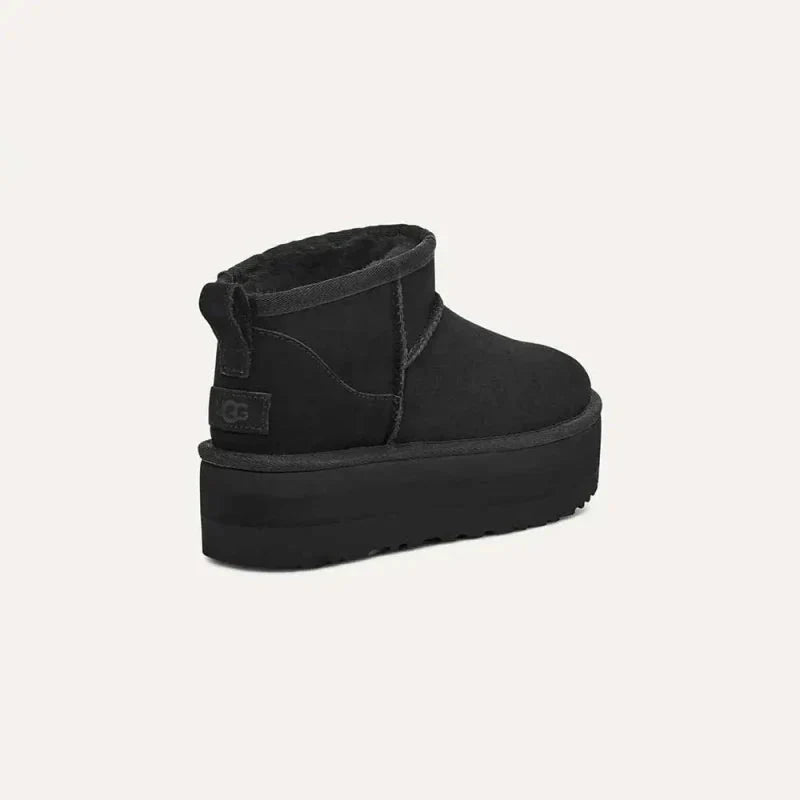 Botte Classic Ultra Mini Platform Black - French Destock