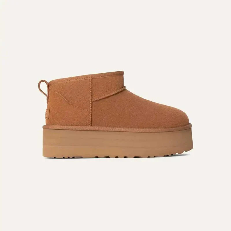 Botte Classic Ultra Mini Platform Chestnut - French Destock