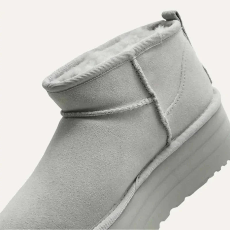 Botte Classic Ultra Mini Platform Grey - French Destock