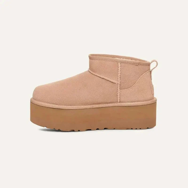 Botte Classic Ultra Mini Platform Sand - French Destock