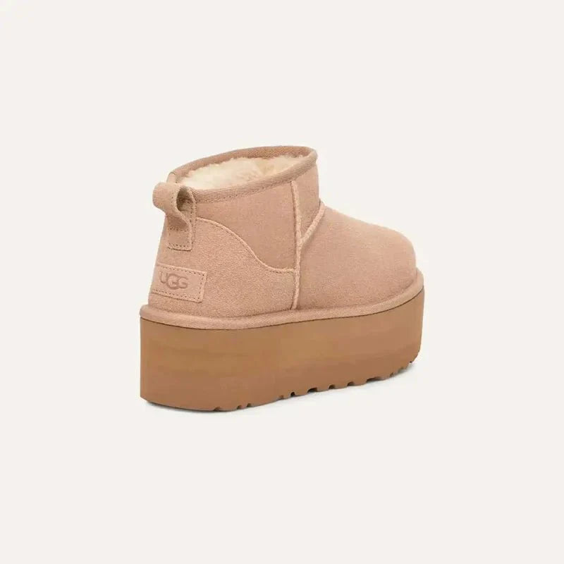 Botte Classic Ultra Mini Platform Sand - French Destock