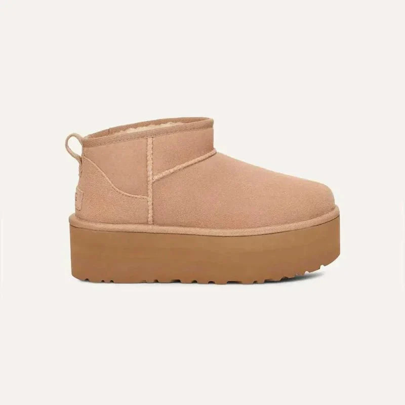 Botte Classic Ultra Mini Platform Sand - French Destock