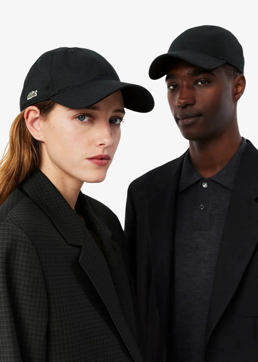 Casquette Lacoste noire - French Destock