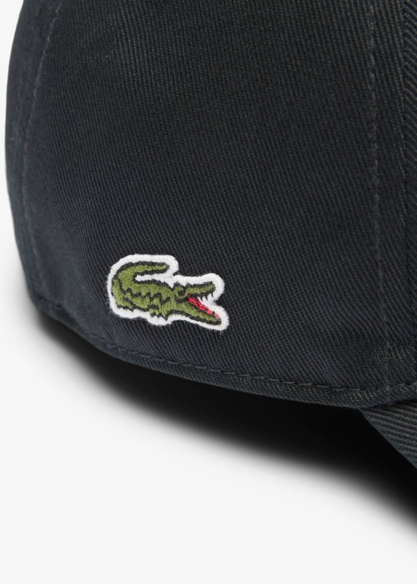 Casquette Lacoste noire - French Destock