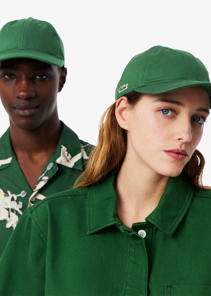 Casquette Lacoste verte - French Destock