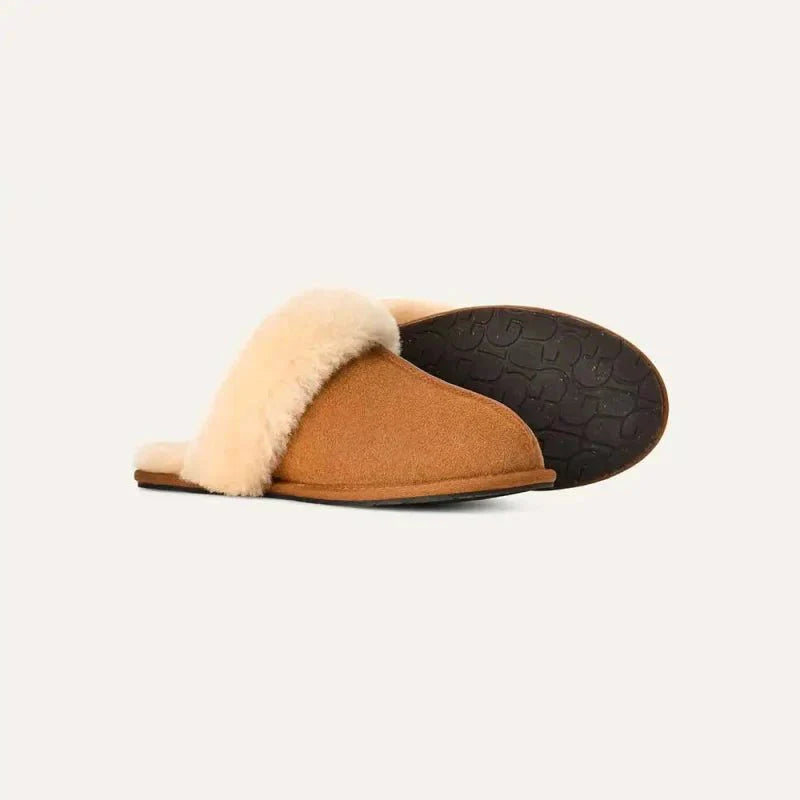 Chausson Scuffette Slipper Chestnut - French Destock