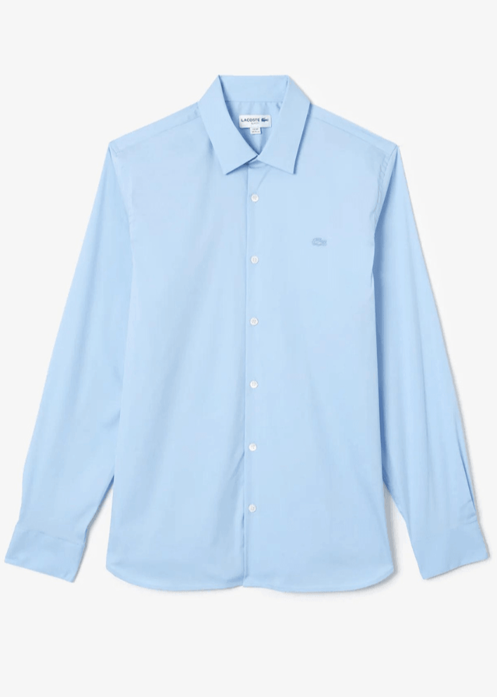 Chemise Lacoste bleue - French Destock