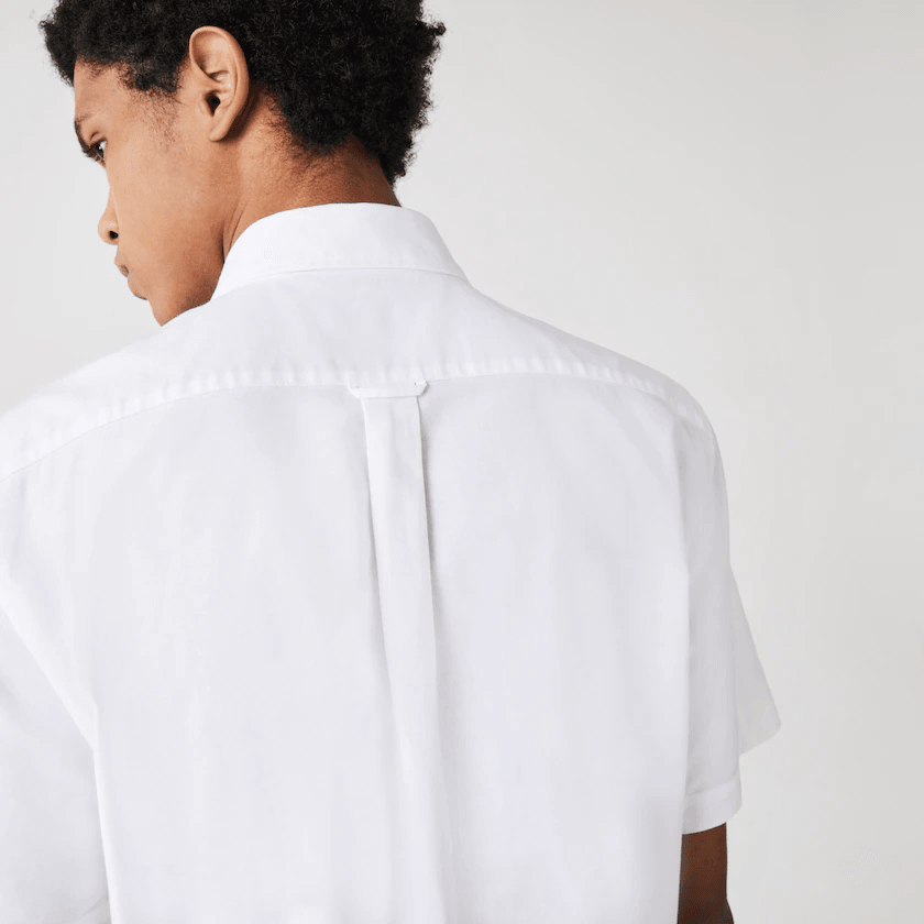 Chemise manches courtes Lacoste blanche - French Destock