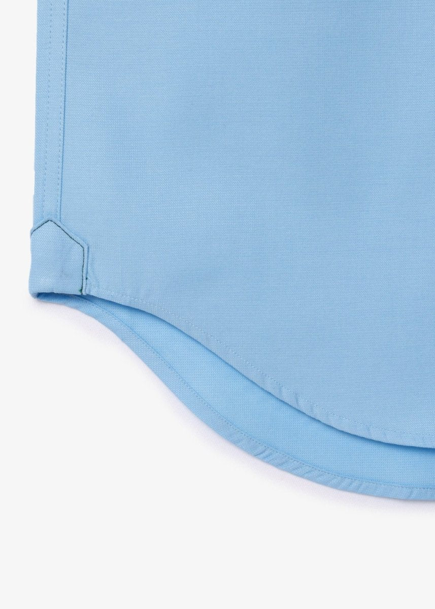 Chemise manches courtes Lacoste bleue - French Destock