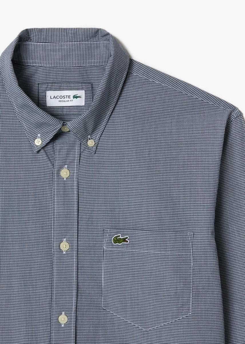 Chemise vichy Lacoste marine - French Destock