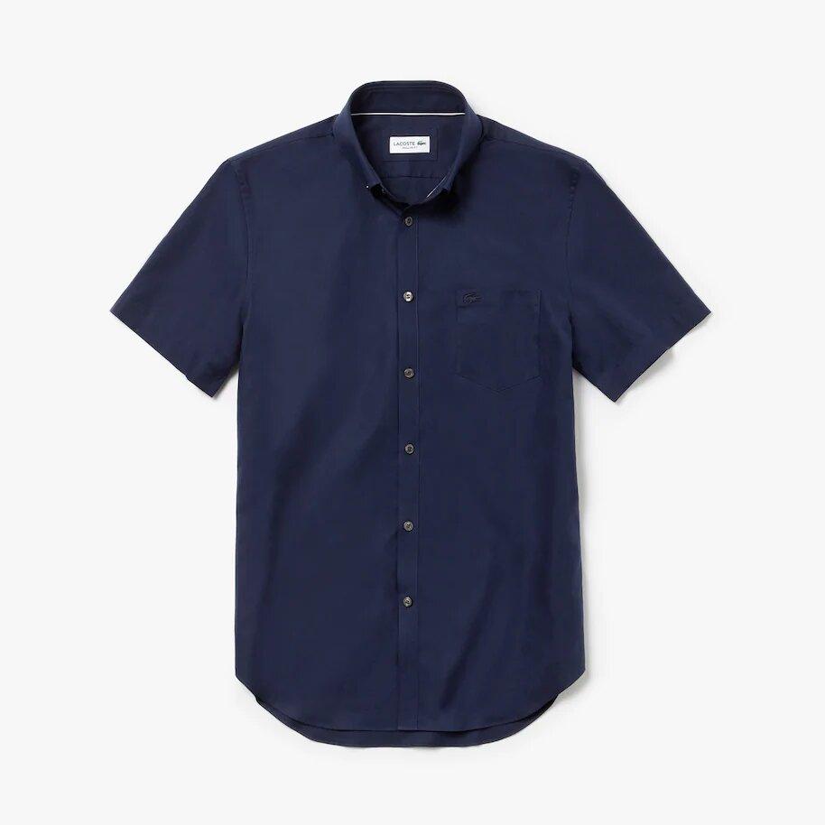 Chemisette Lacoste coupe droite mini piqué coton - French Destock