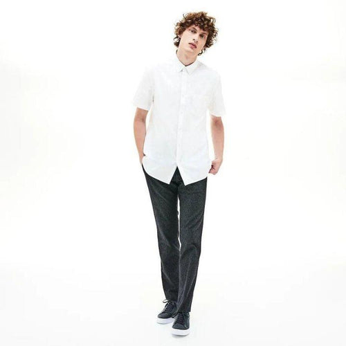 Chemisette Lacoste coupe droite mini piqué coton - French Destock