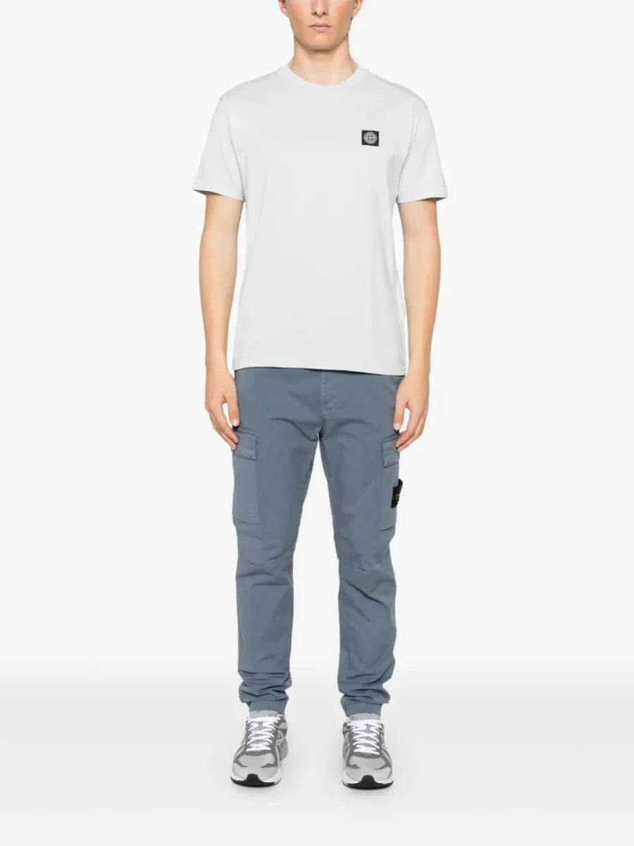 Compass - patch cotton T-shirt - French Destock
