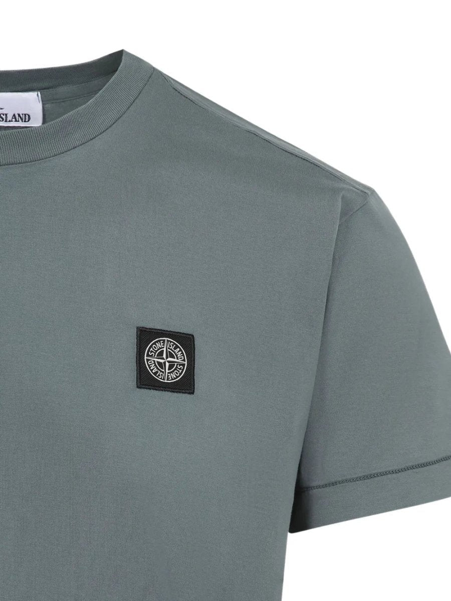 Compass - patch cotton T-shirt - French Destock