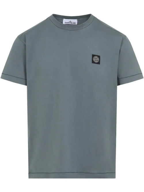 Compass - patch cotton T-shirt - French Destock