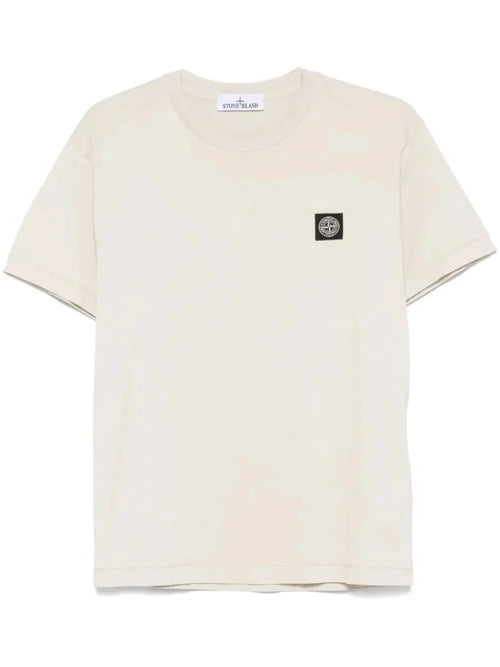Compass - patch cotton T-shirt - French Destock