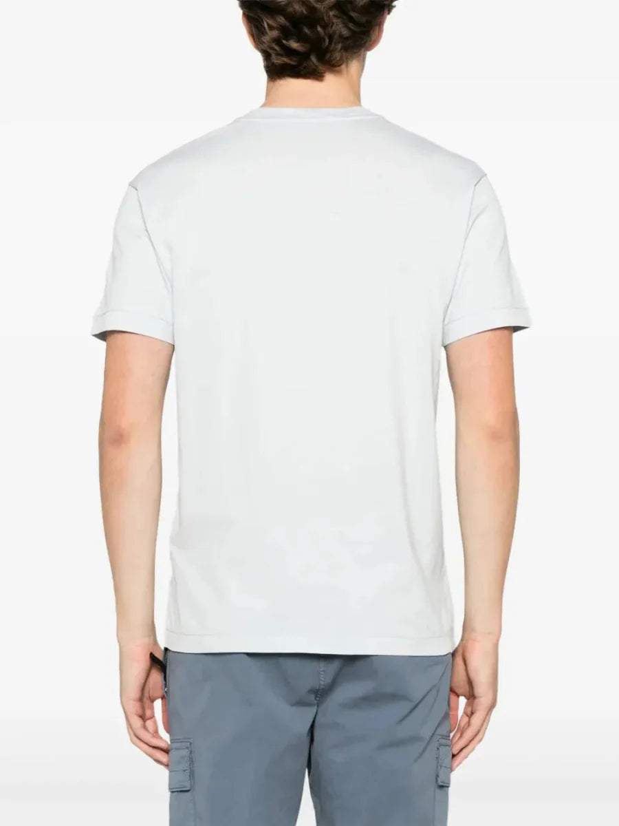 Compass - patch cotton T-shirt - French Destock