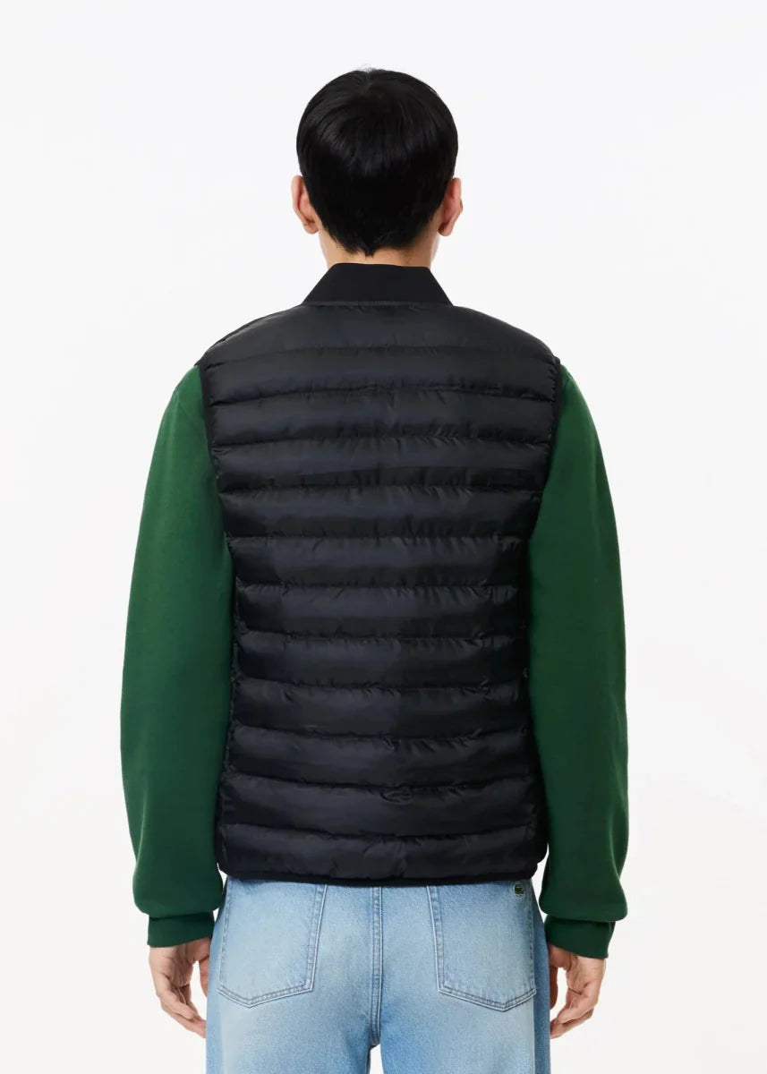Doudoune sans manches Lacoste noire - French Destock