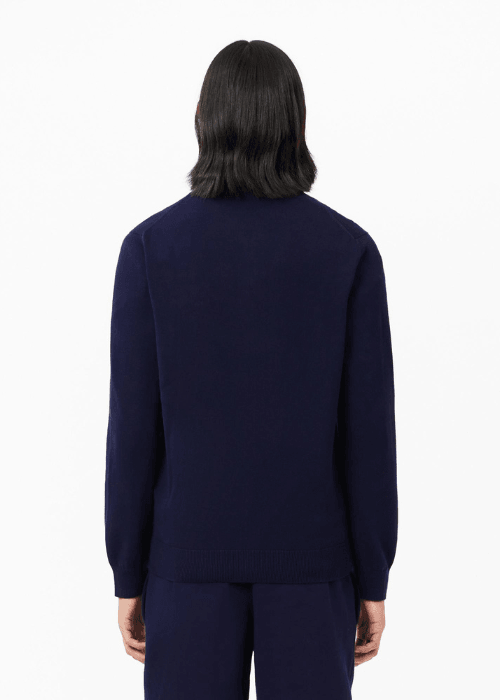 Gilet zippé Lacoste marine - French Destock