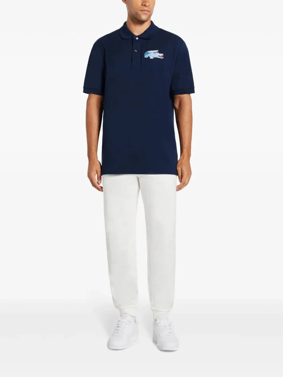 logo - embroidered track pants - French Destock