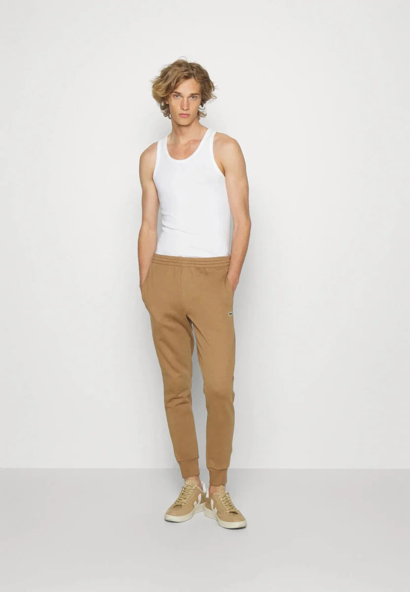 Pantalon de jogging Lacoste marron - French Destock