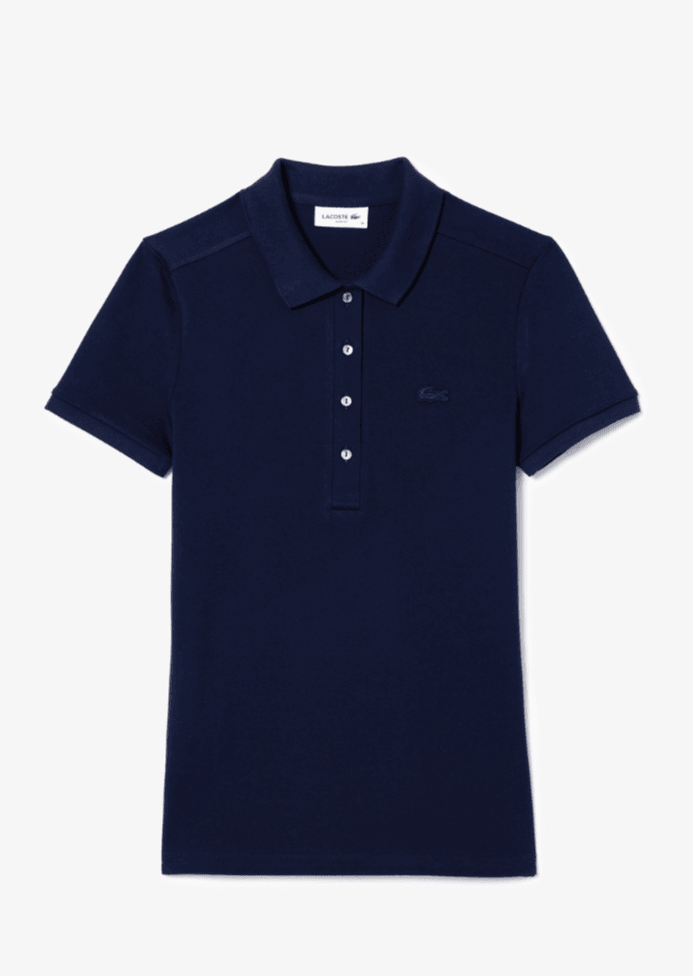 Polo femme Lacoste marine - French Destock