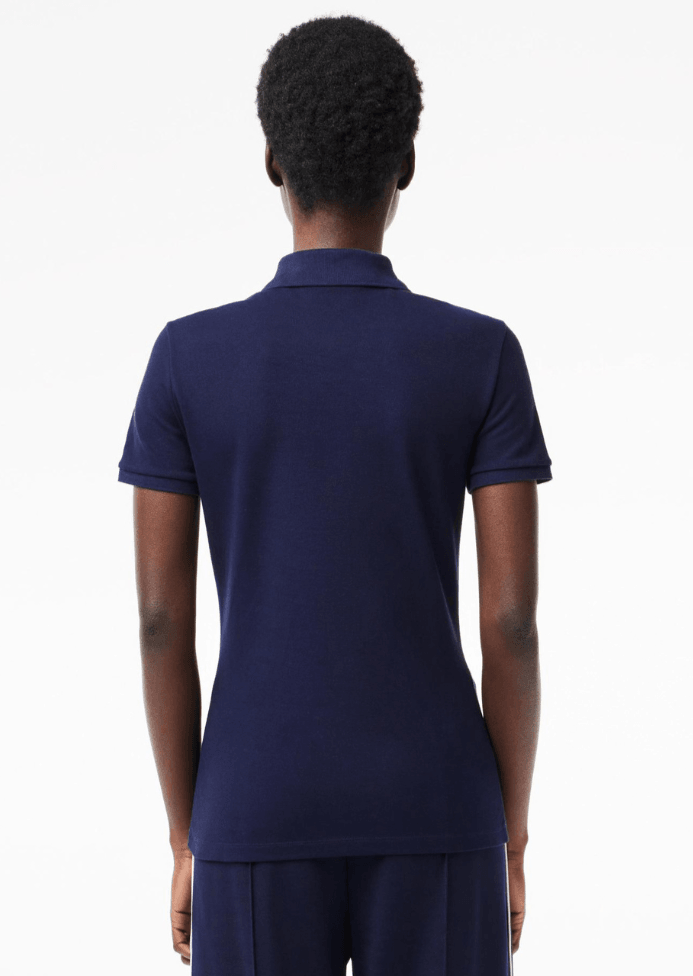 Polo femme Lacoste marine - French Destock