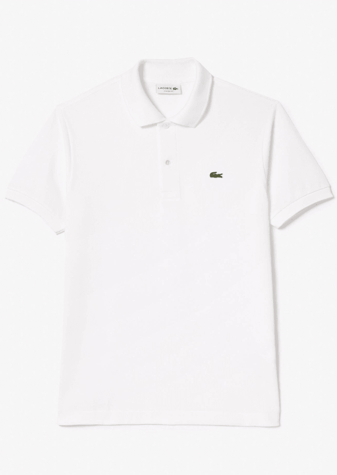 Polo L.12.12 Lacoste blanc - French Destock