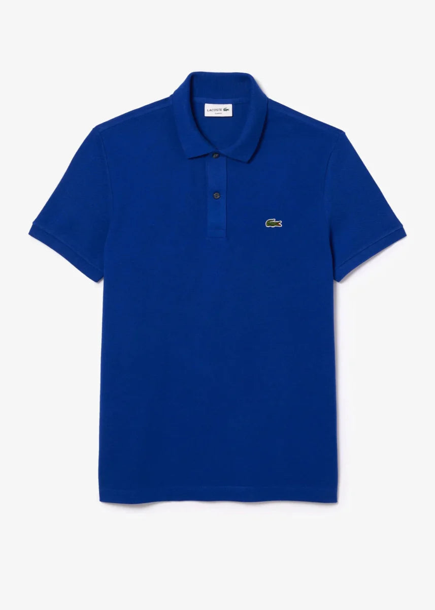 Polo L.12.12 Lacoste bleu - French Destock