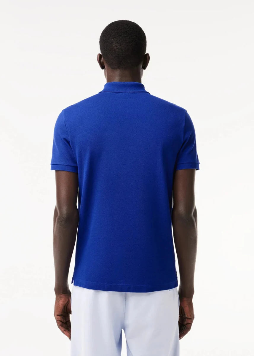 Polo L.12.12 Lacoste bleu - French Destock
