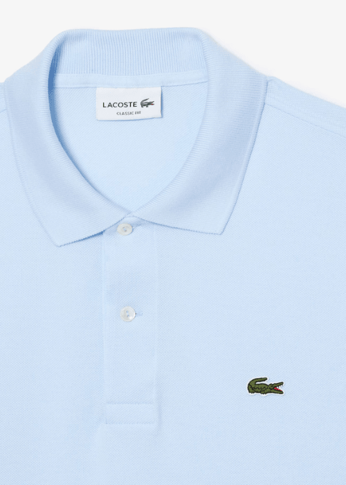 Polo L.12.12 Lacoste bleu clair - French Destock