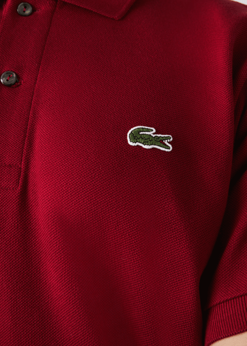 Polo L.12.12 Lacoste bordeaux - French Destock