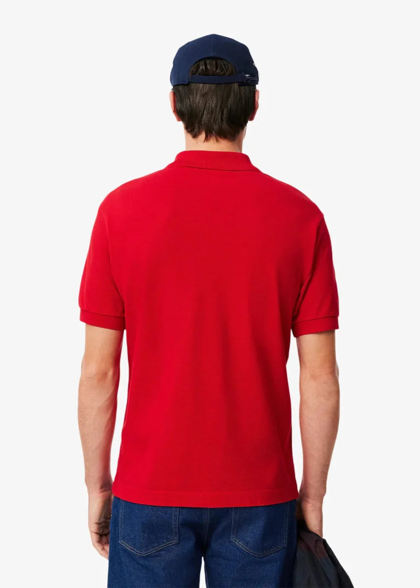 Polo L.12.12 Lacoste rouge - French Destock