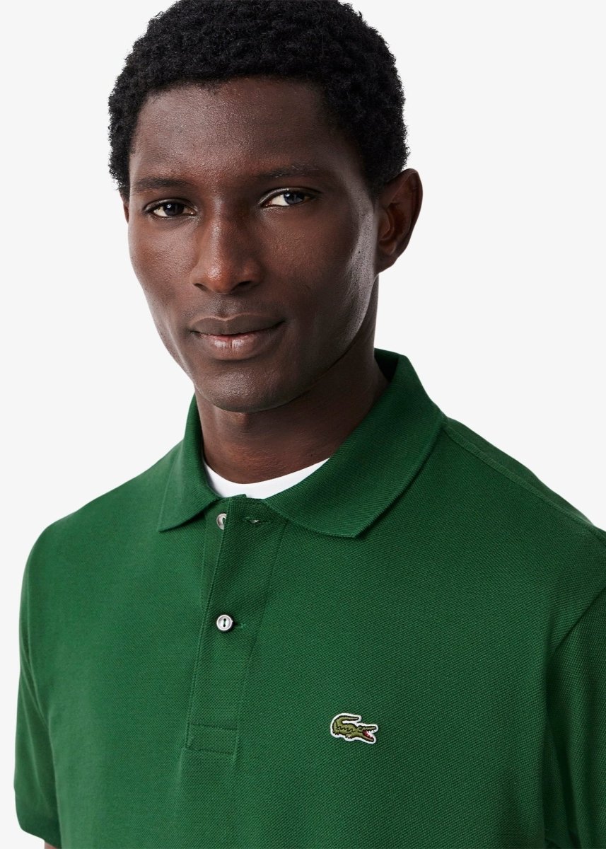 Polo L.12.12 Lacoste vert foncé - French Destock