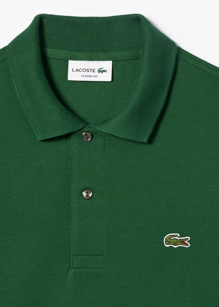 Polo L.12.12 Lacoste vert foncé - French Destock