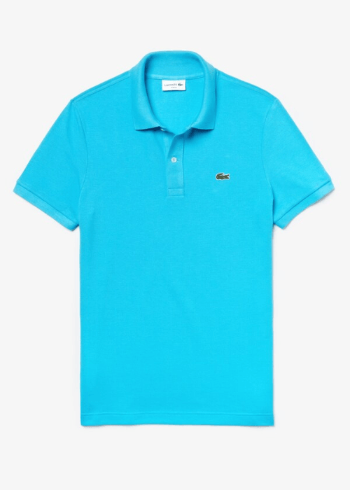Polo Lacoste bleu - French Destock