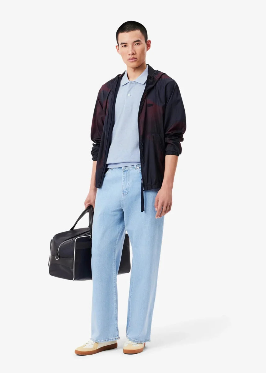 Polo Lacoste bleu chiné - French Destock