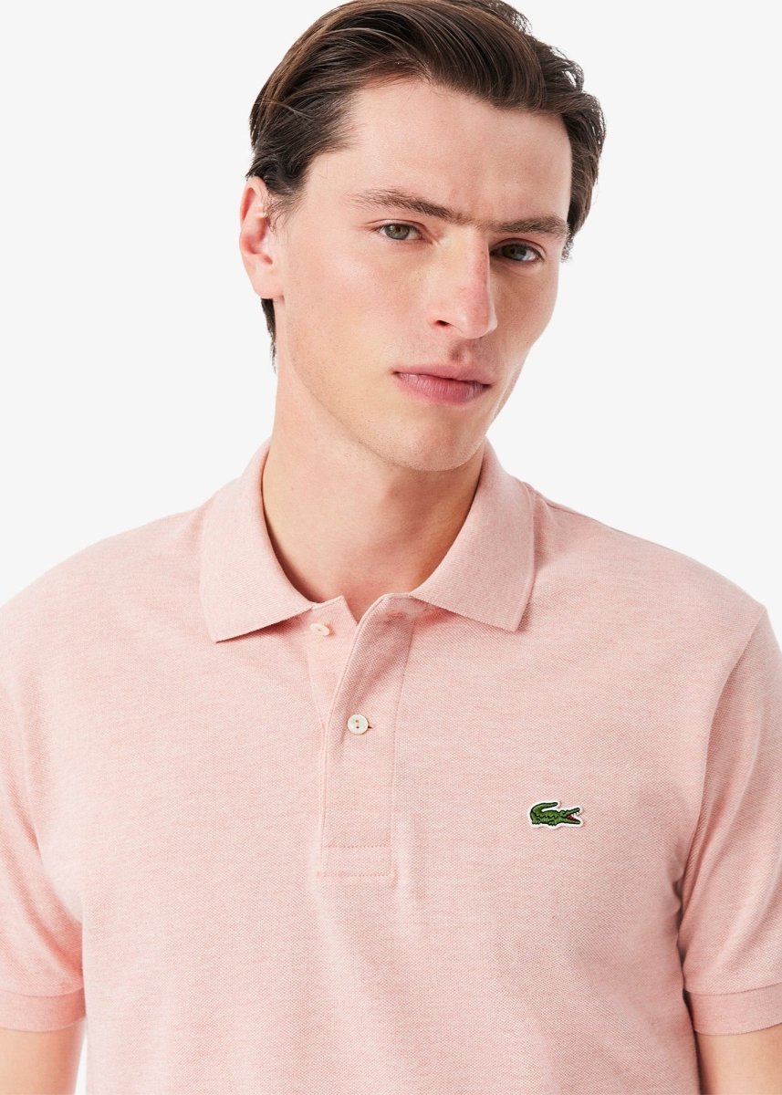 Polo Lacoste rose chiné - French Destock
