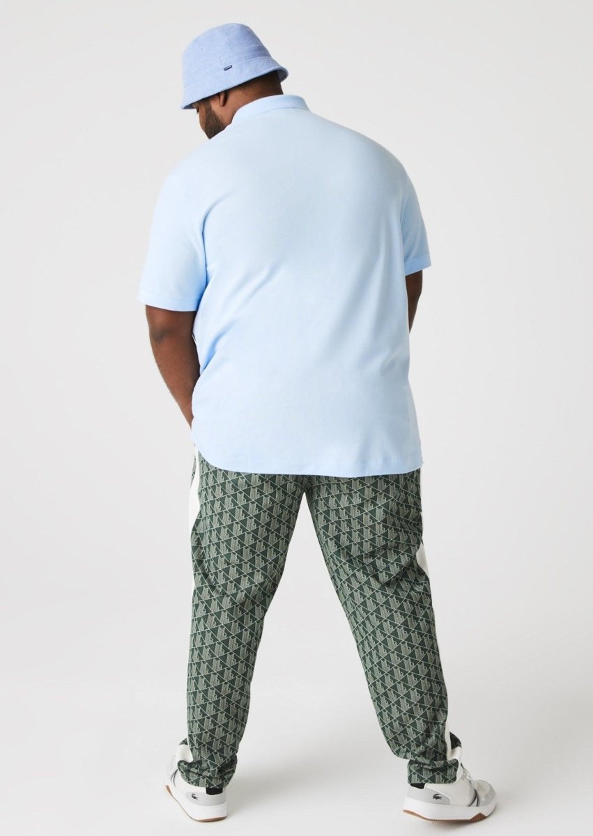 Polo Paris Lacoste bleu clair - French Destock