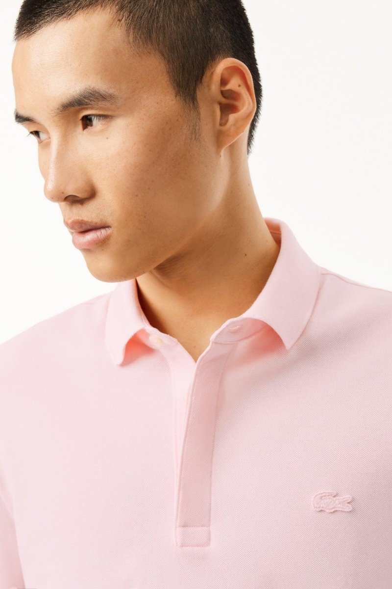 Polo Paris Lacoste rose - French Destock