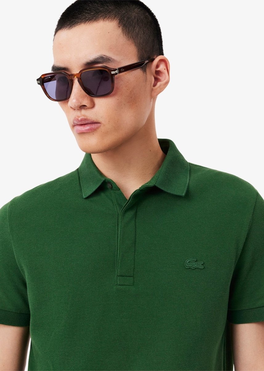 Polo Paris Lacoste vert - French Destock