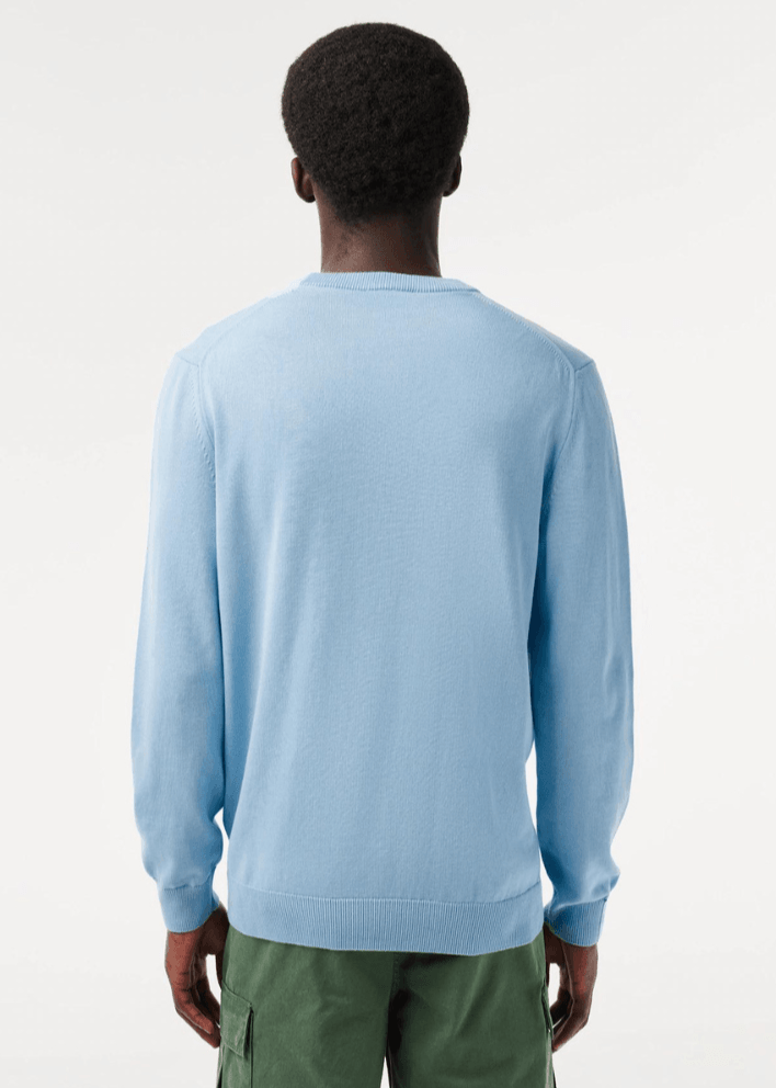 Pull Lacoste bleu clair - French Destock
