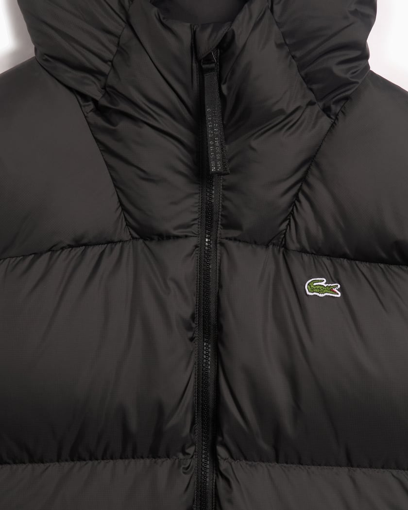 Short Water Repellent Hooded Puffed Jacket - French Destock