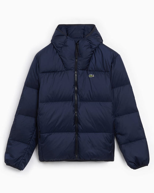 Short Water - Repellent Hooded Puffed Jacket - French Destock